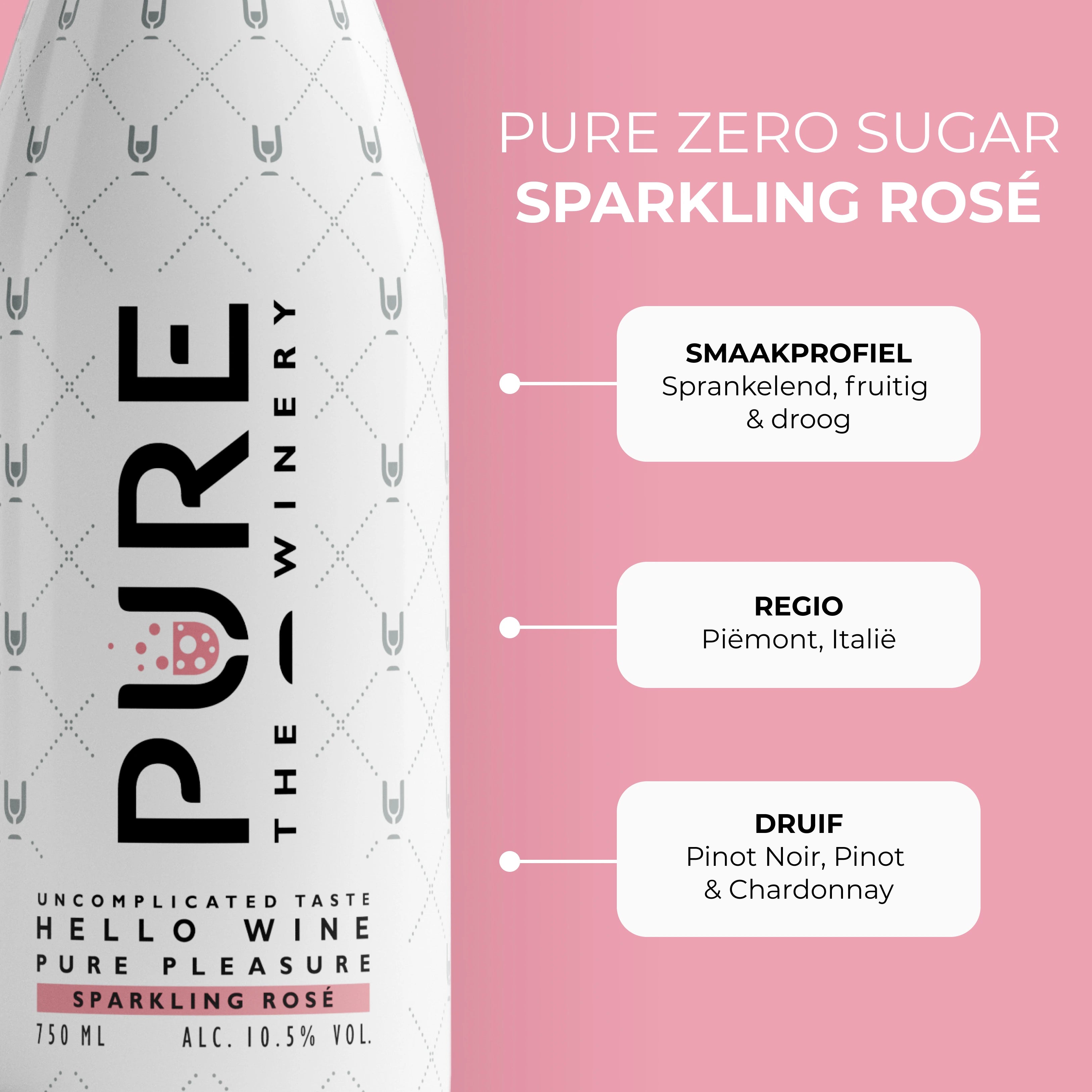 Zero Sugar Mousserende Rosé