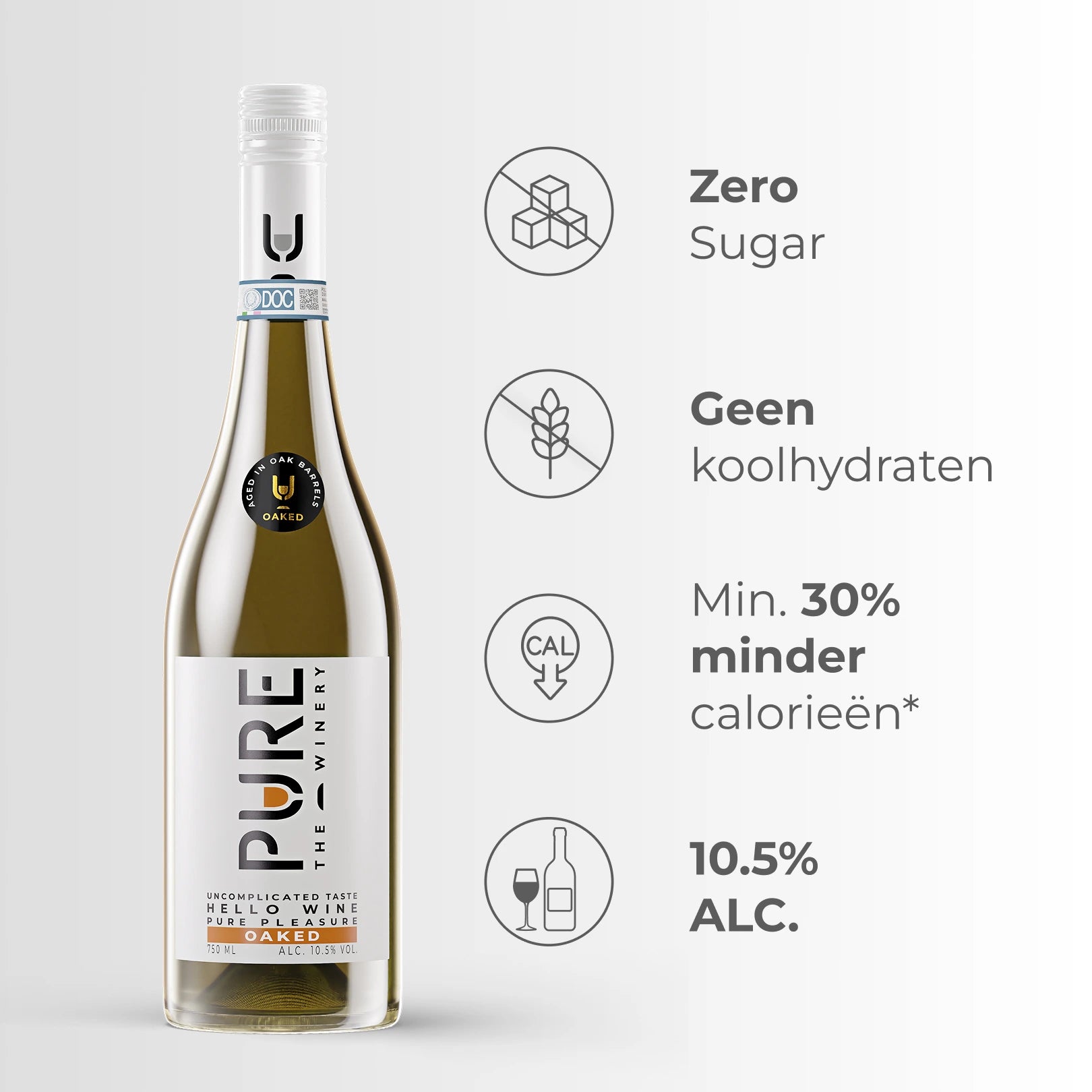 Egetræ Zero Sugar Hvid