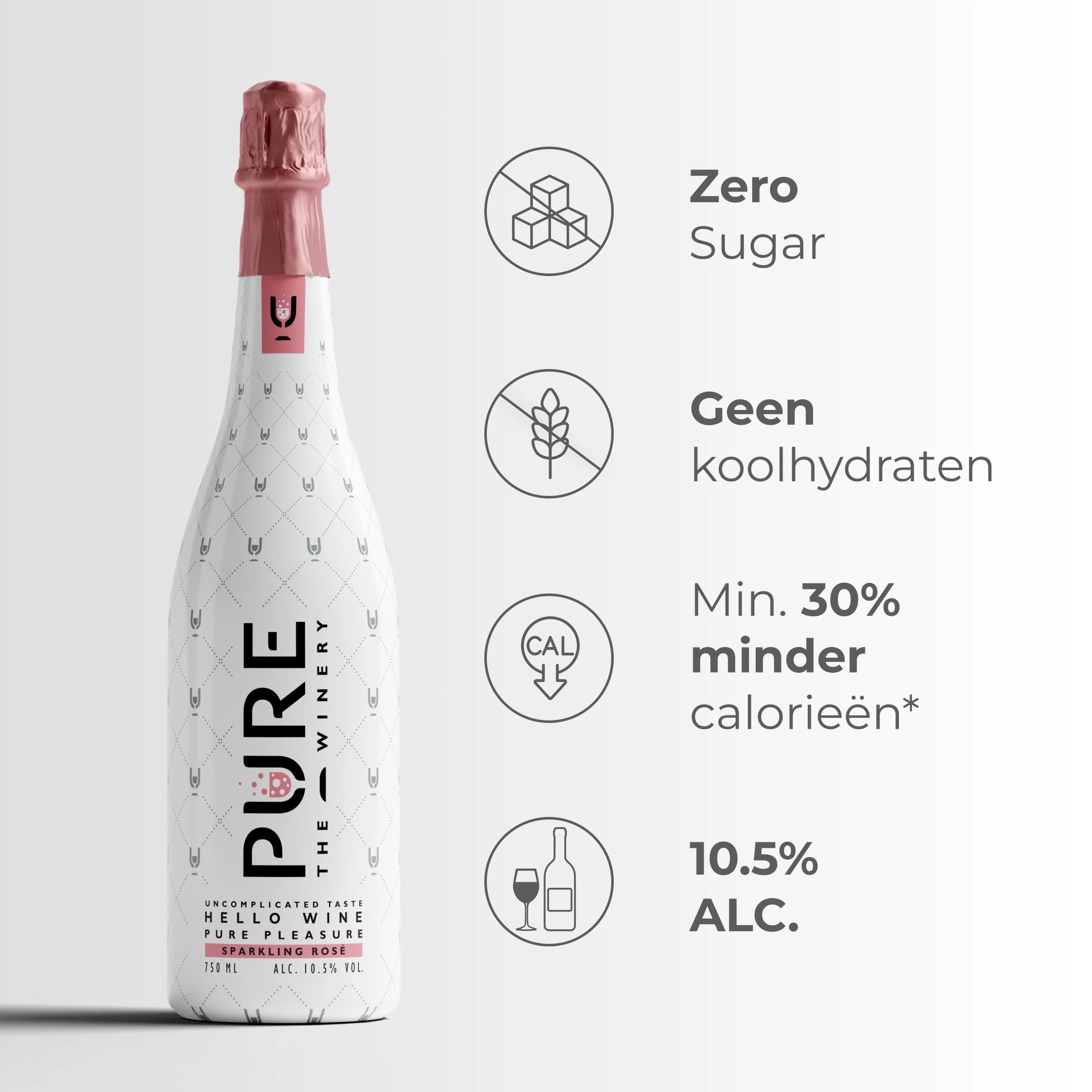 Zero Sugar Mousserende Rosé