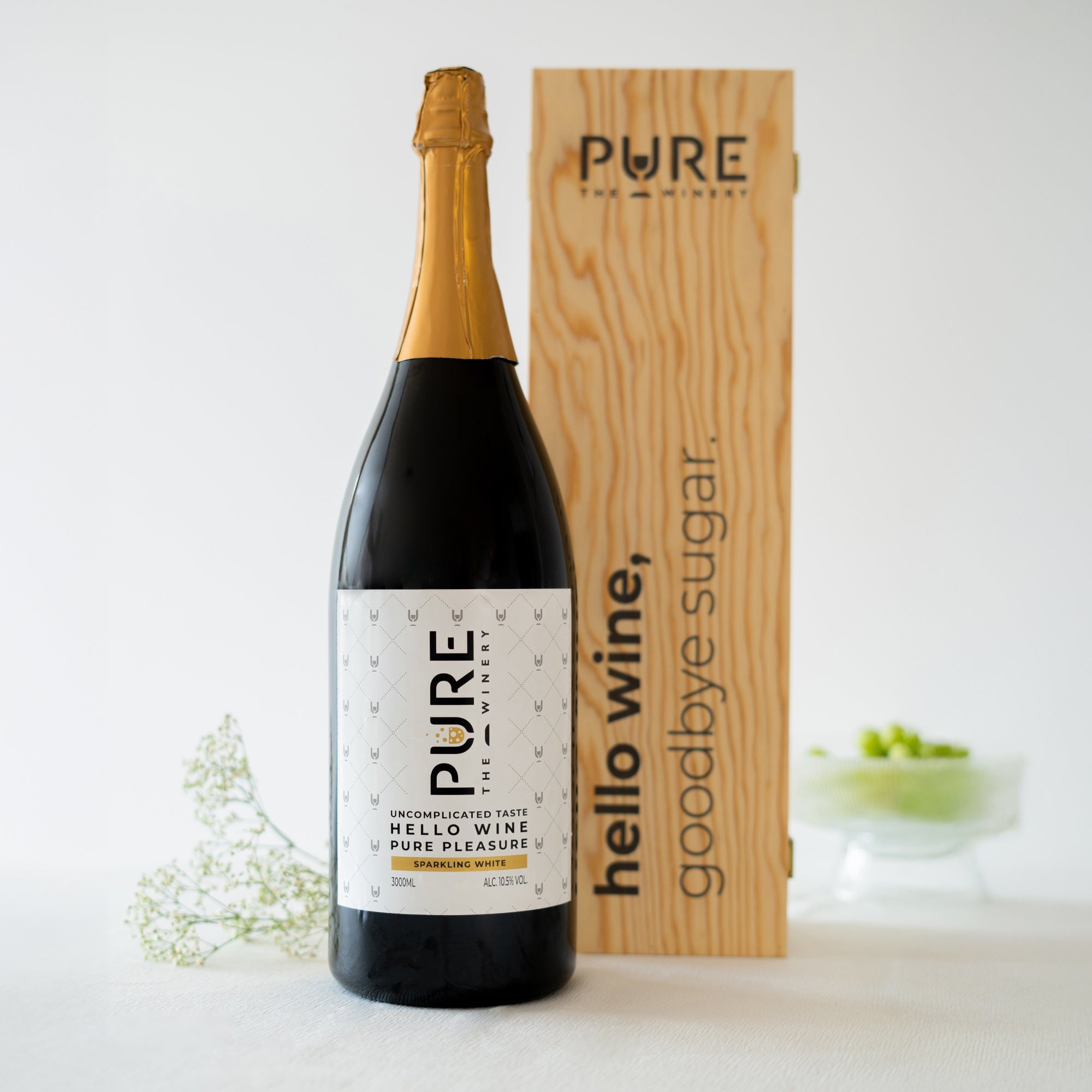 XXL (3L) Zero Sugar Mousserende Hvid