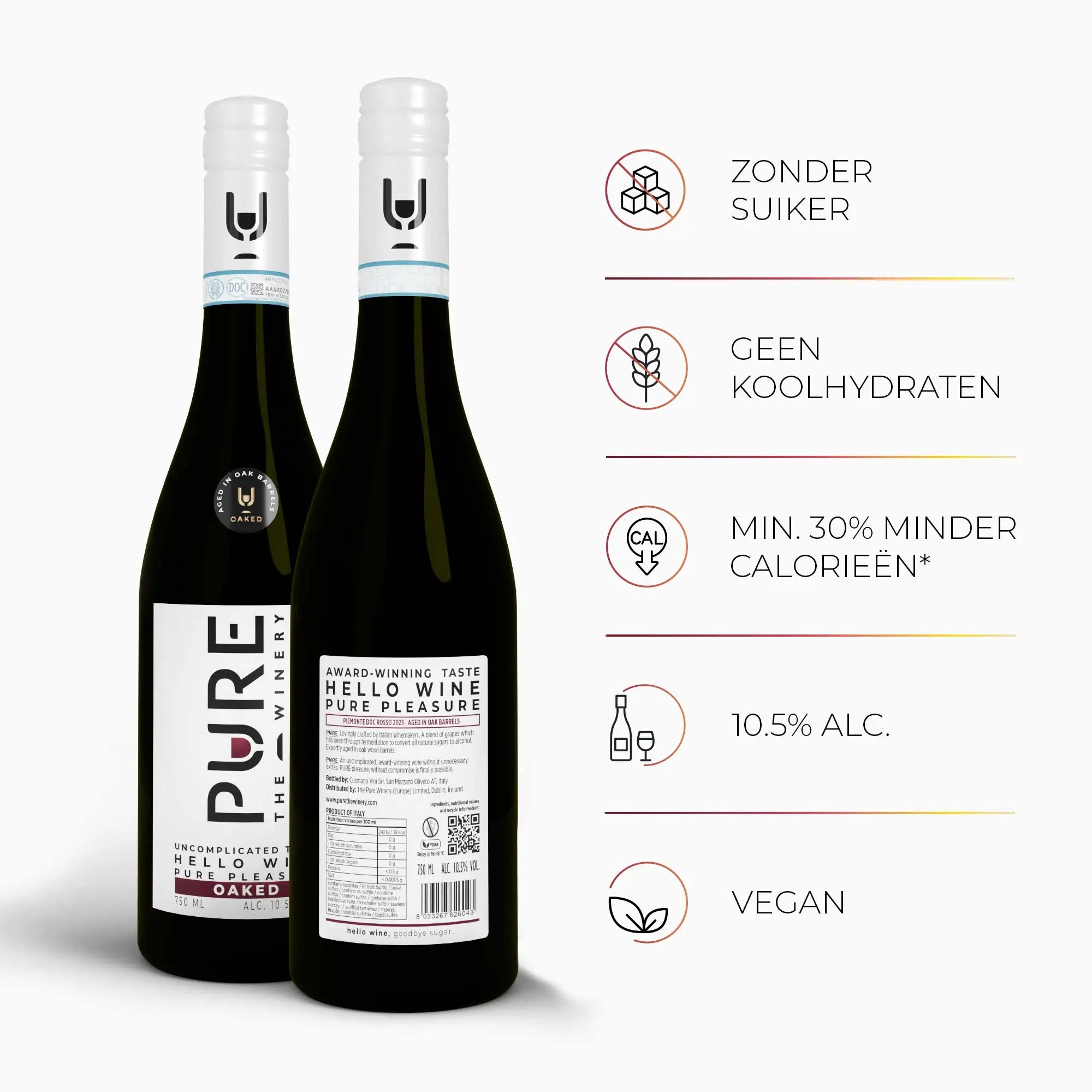 Egetræ Zero Sugar Rødvin