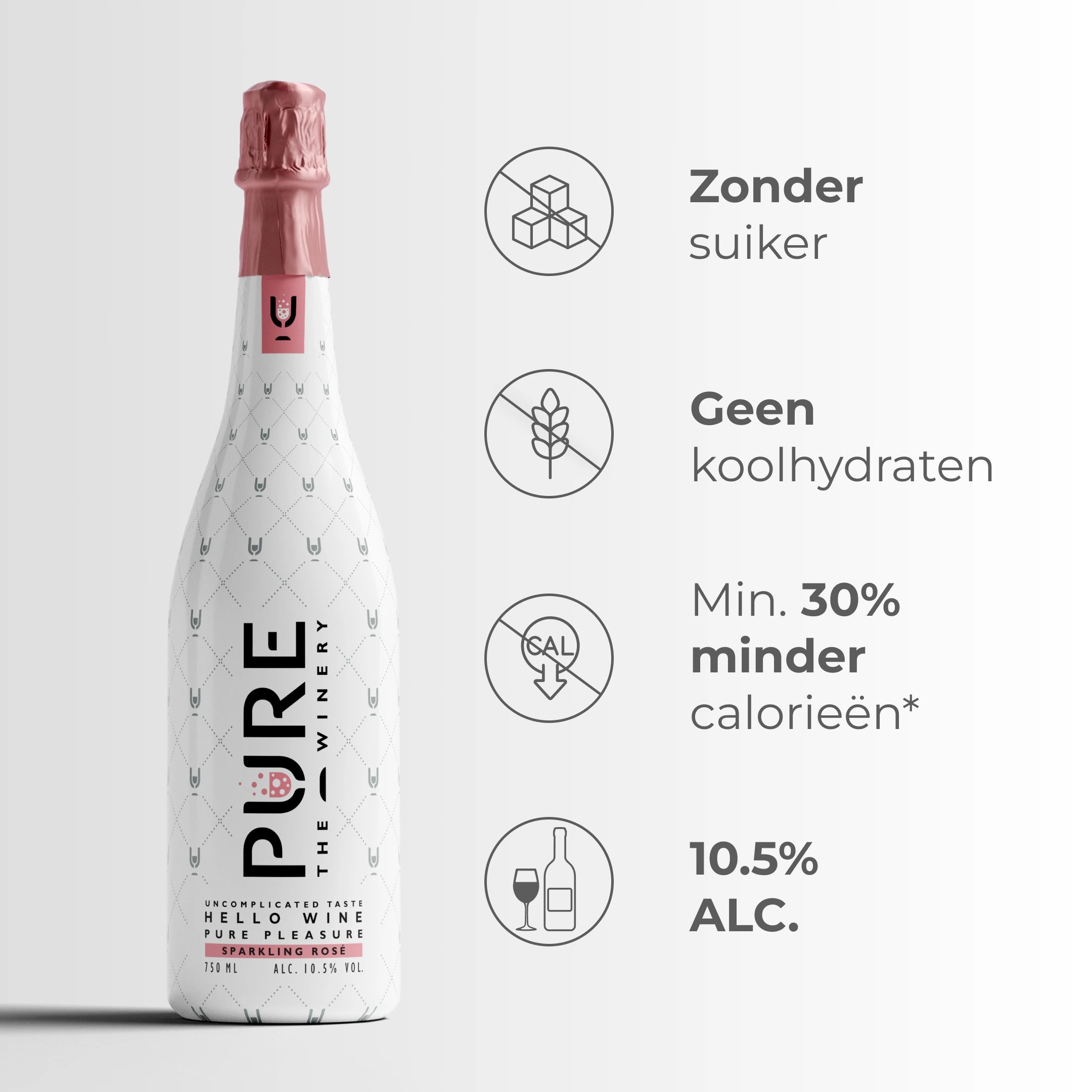 Zero Sugar Mousserende Rosé