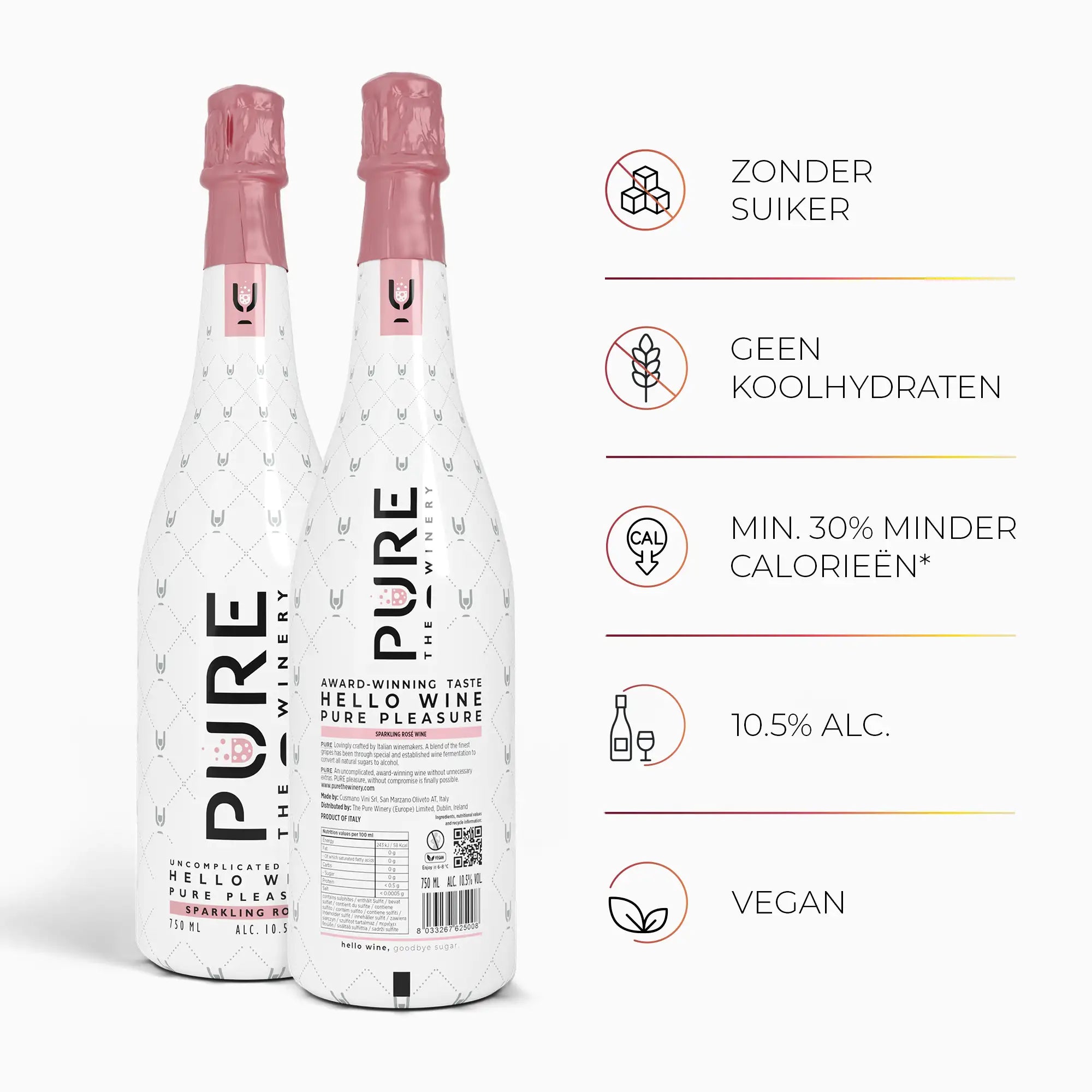 Zero Sugar Mousserende Rosé